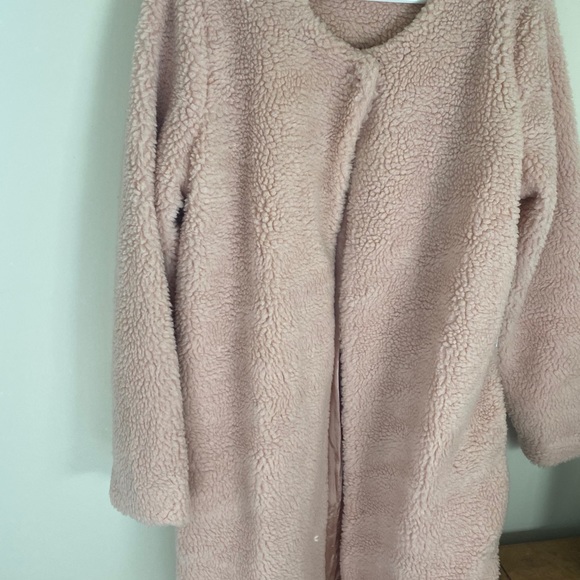 FEVER faux fur blush pink peacoat - Picture 9 of 9